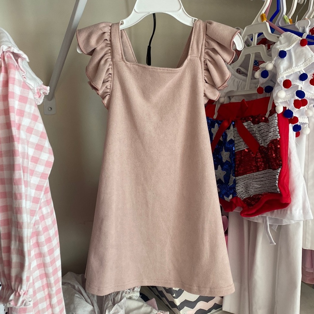 2T Marie Nicole suede dress